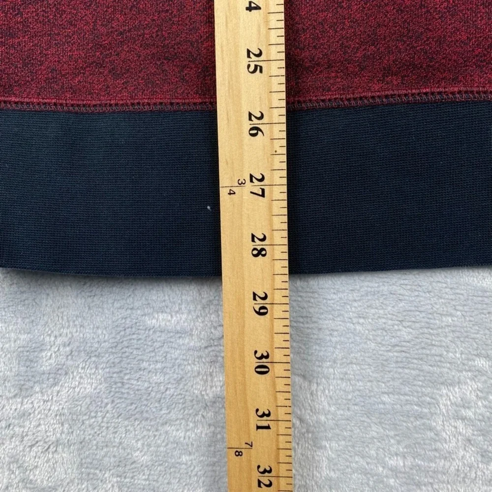 Nike Hoodie Mens Large Red French Terry Shoebox Pullover Hooded Sweatshirt AW77 - Picture 10 of 11